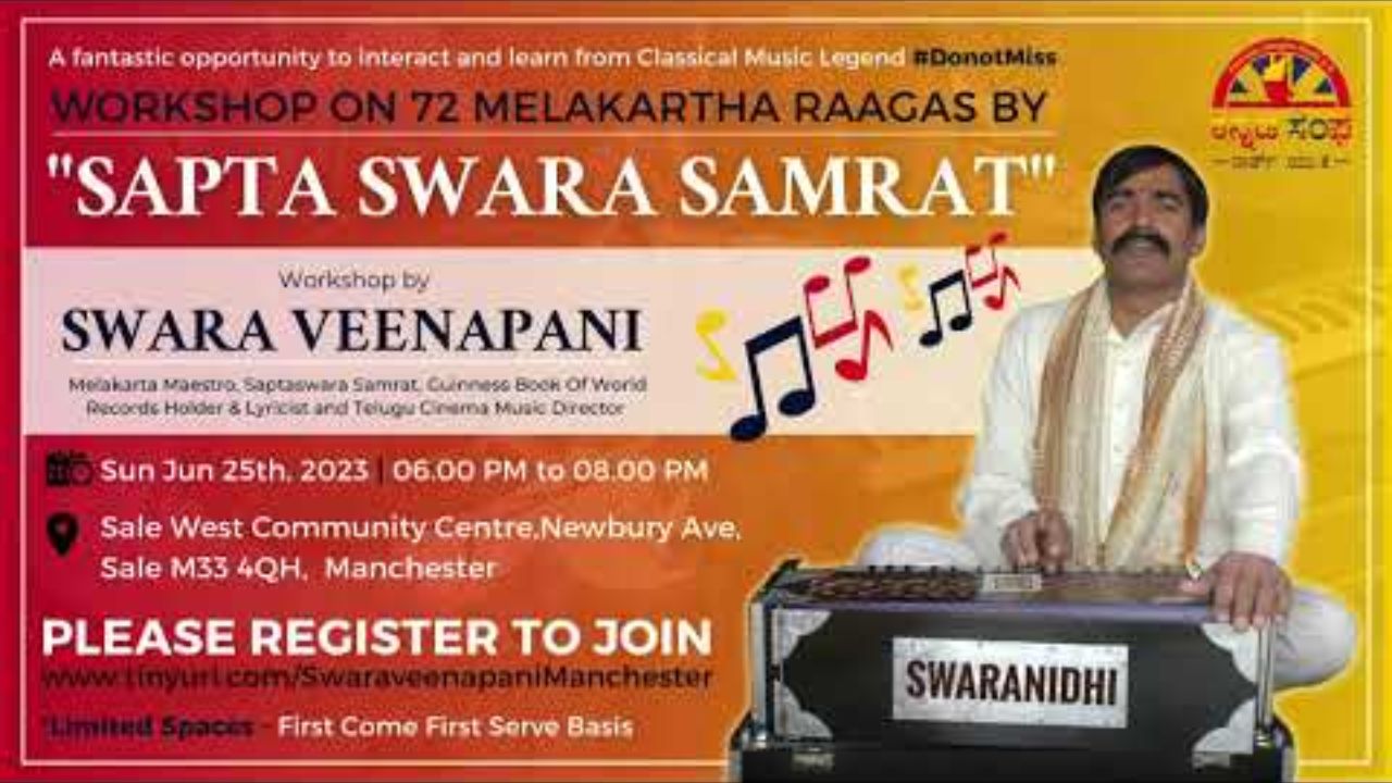  Swara Veenapani musical Journey Manchester UK